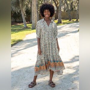 NATURAL LIFE Rebeca Midi Dress small